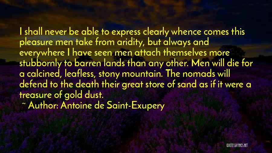 Aridity Quotes By Antoine De Saint-Exupery