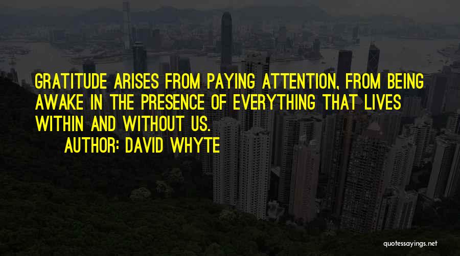 Arise Awake Quotes By David Whyte