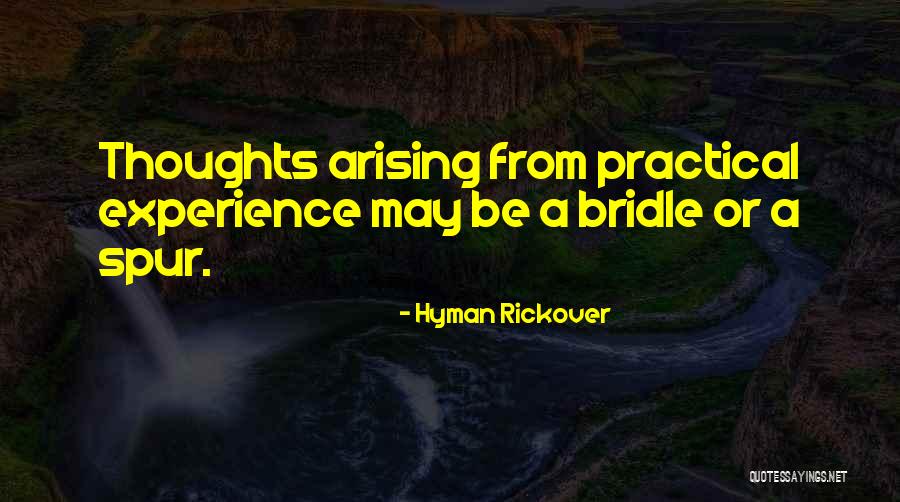 Arising Quotes By Hyman Rickover