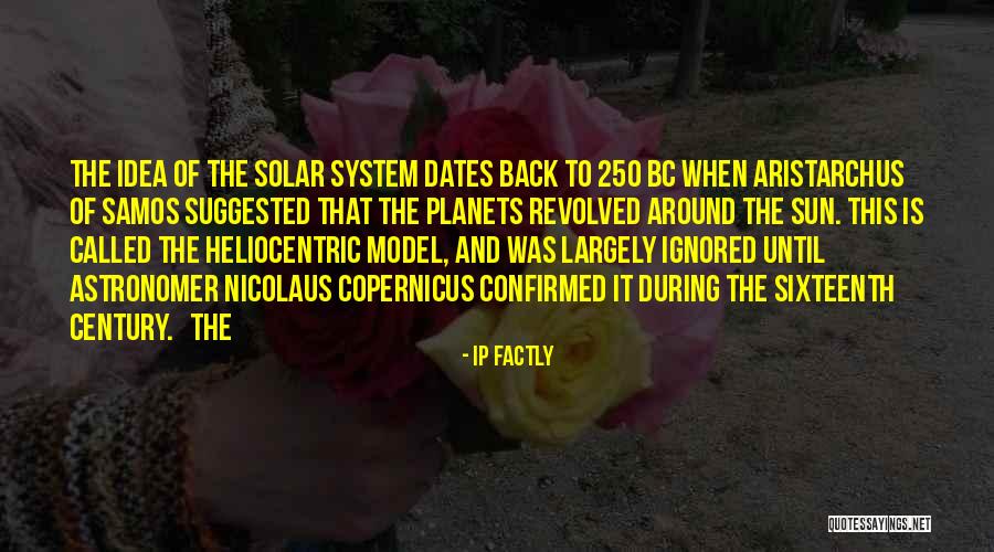 Aristarchus Model Quotes By IP Factly Aristarchus Model Quotes By IP Factly