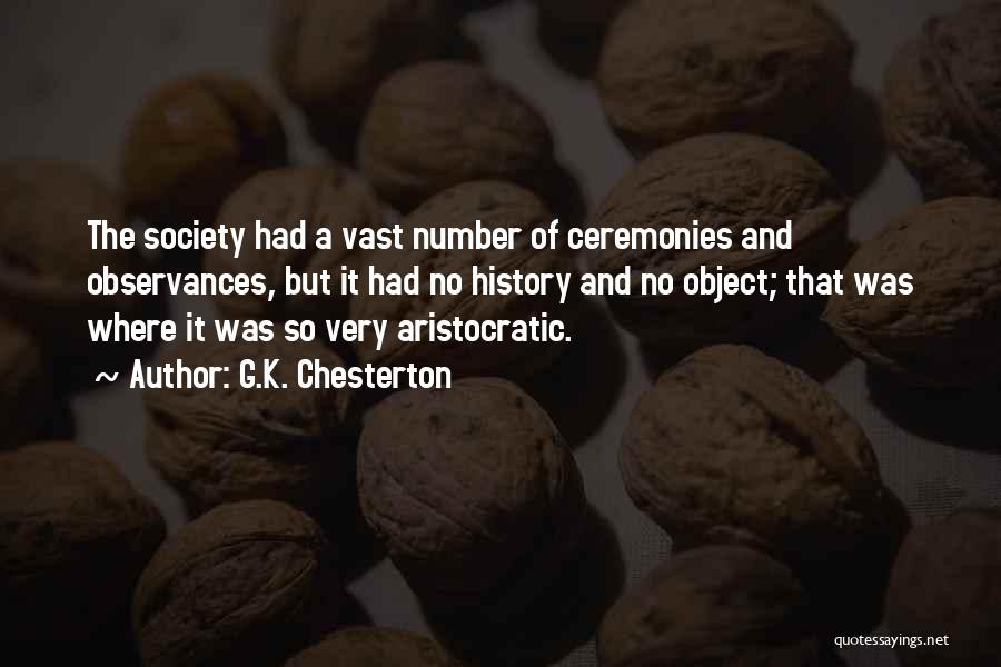 Aristocratic Quotes By G.K. Chesterton