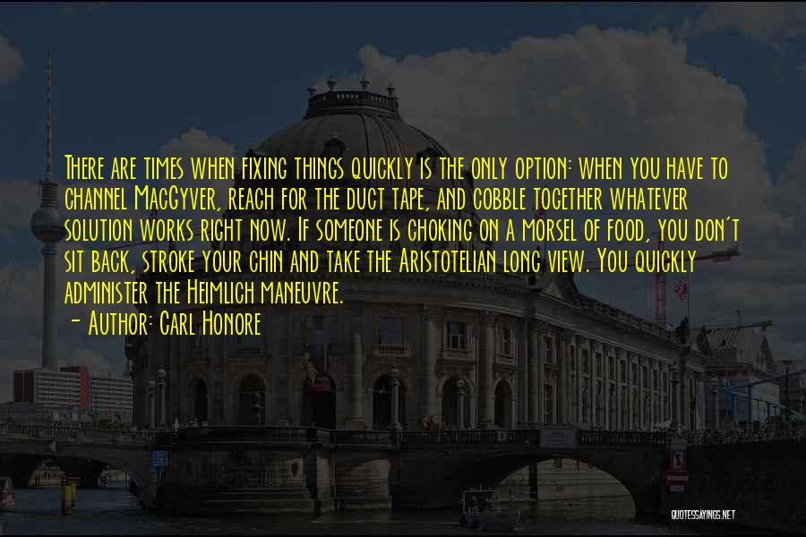 Aristotelian Quotes By Carl Honore