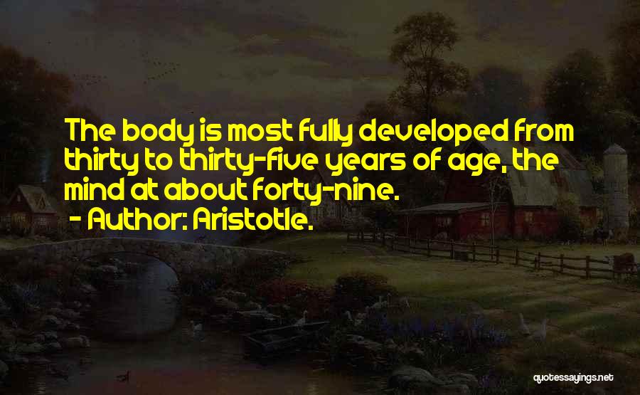 Aristotle Mind And Body Quotes By Aristotle.