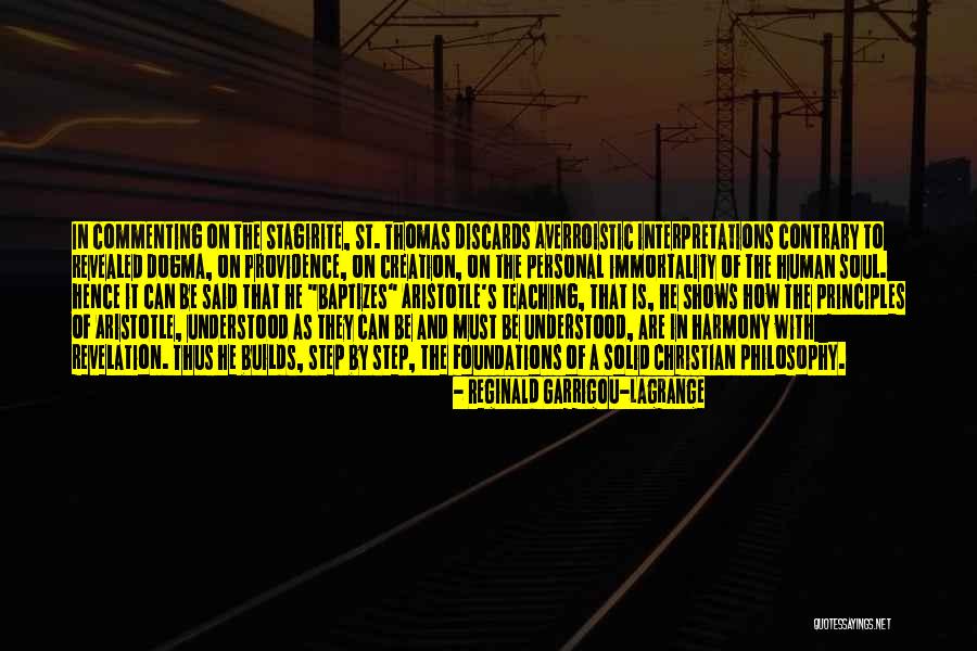 Aristotle Philosophy Quotes By Reginald Garrigou-Lagrange Aristotle Philosophy Quotes By Reginald Garrigou-Lagrange