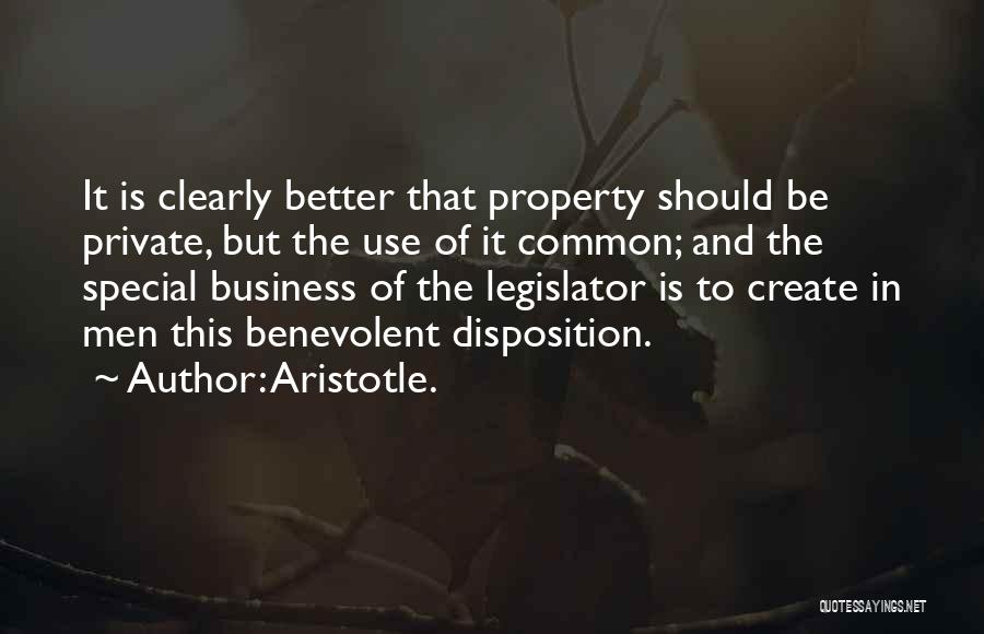 Aristotle Private Property Quotes By Aristotle.