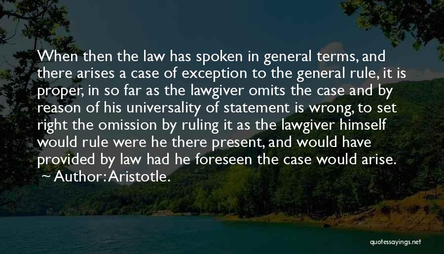 Aristotle Rule Of Law Quotes By Aristotle.