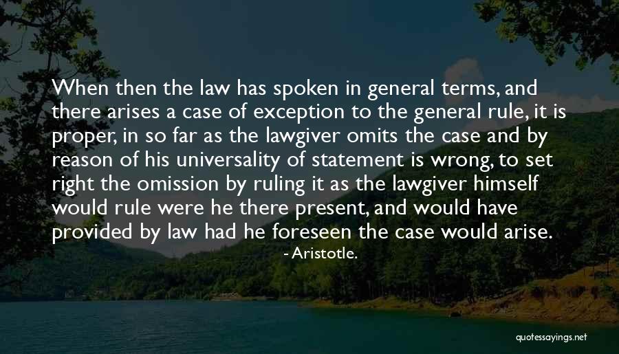 Aristotle Rule Of Law Quotes By Aristotle.