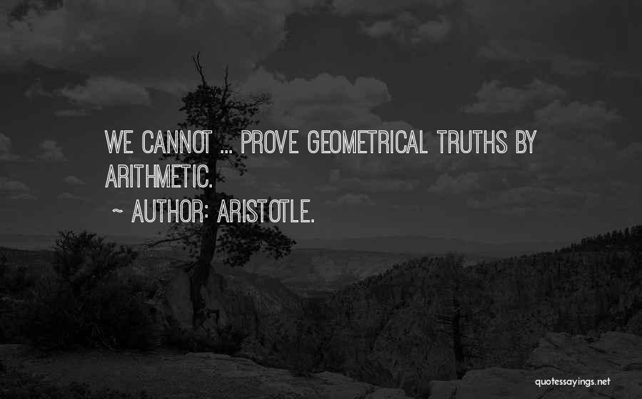 Arithmetic Quotes By Aristotle.