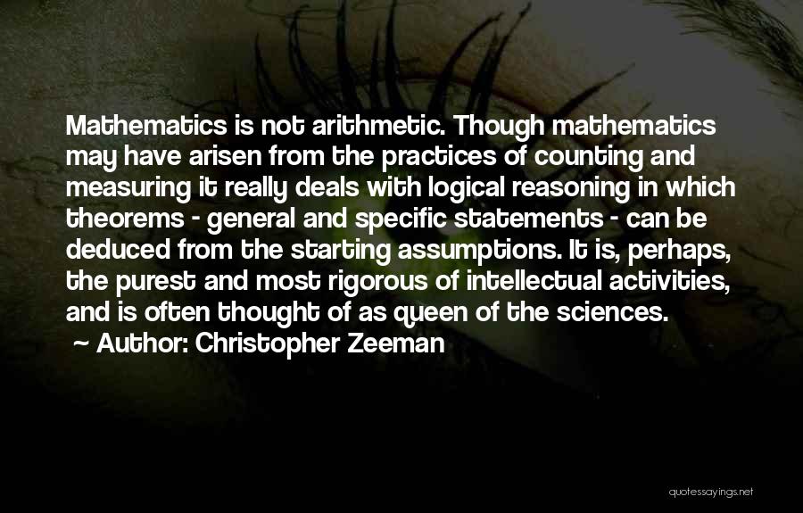 Arithmetic Quotes By Christopher Zeeman
