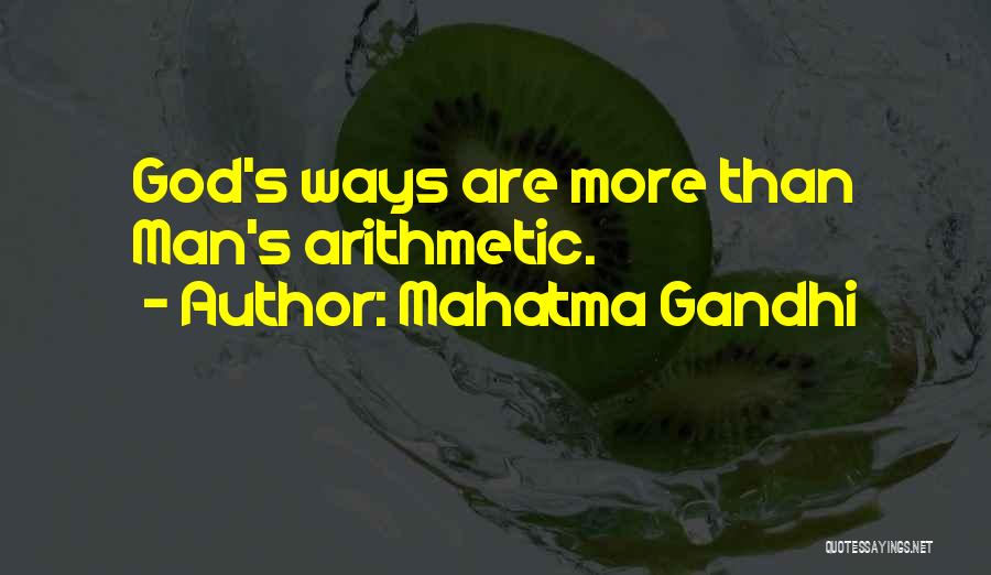 Arithmetic Quotes By Mahatma Gandhi