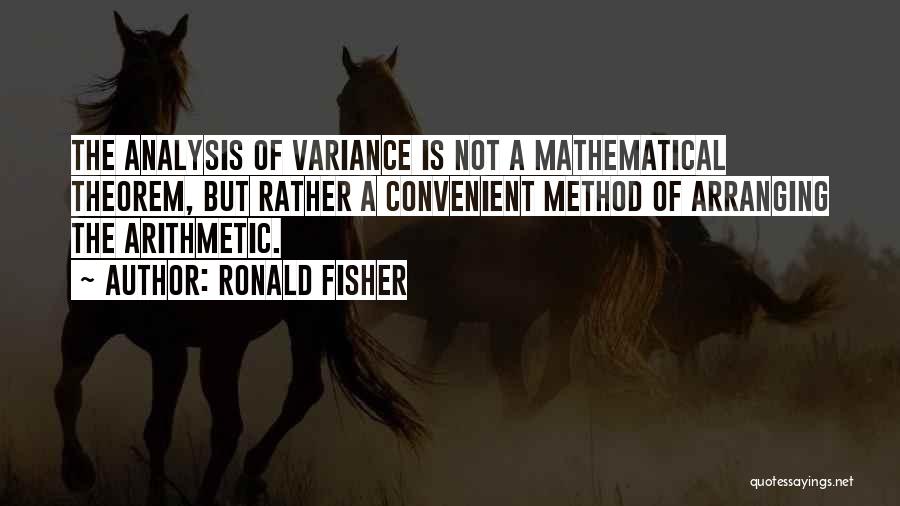 Arithmetic Quotes By Ronald Fisher
