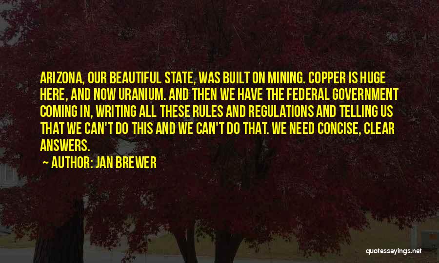 Arizona Quotes By Jan Brewer