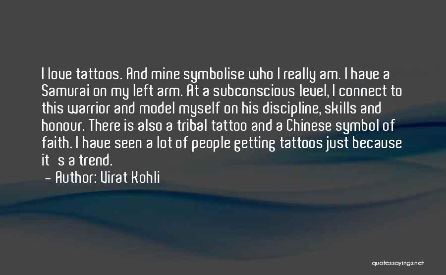 Arm Tattoos With Quotes By Virat Kohli