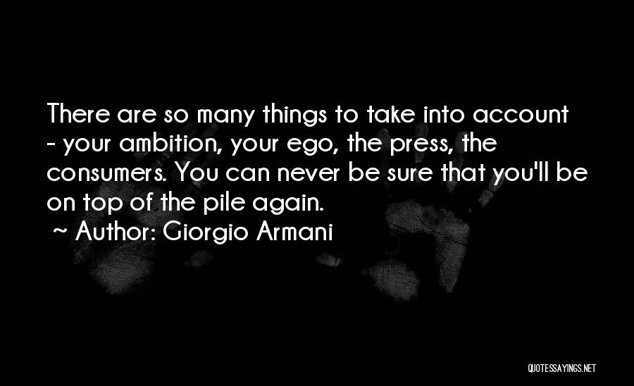 Armani Quotes By Giorgio Armani