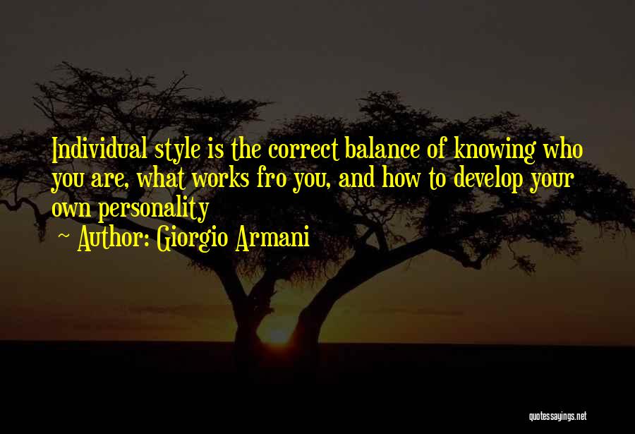 Armani Quotes By Giorgio Armani