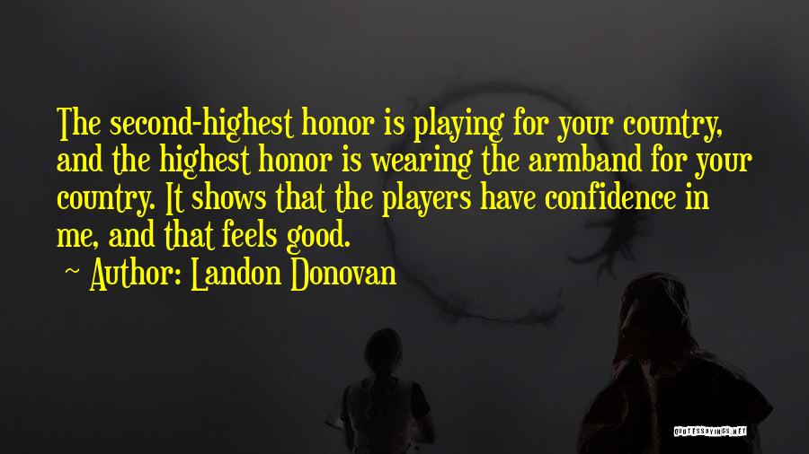 Armband Quotes By Landon Donovan