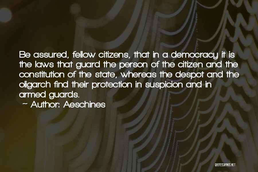 Armed Citizen Quotes By Aeschines