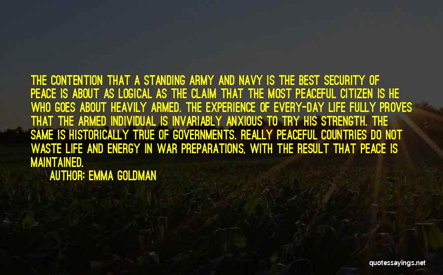 Armed Citizen Quotes By Emma Goldman