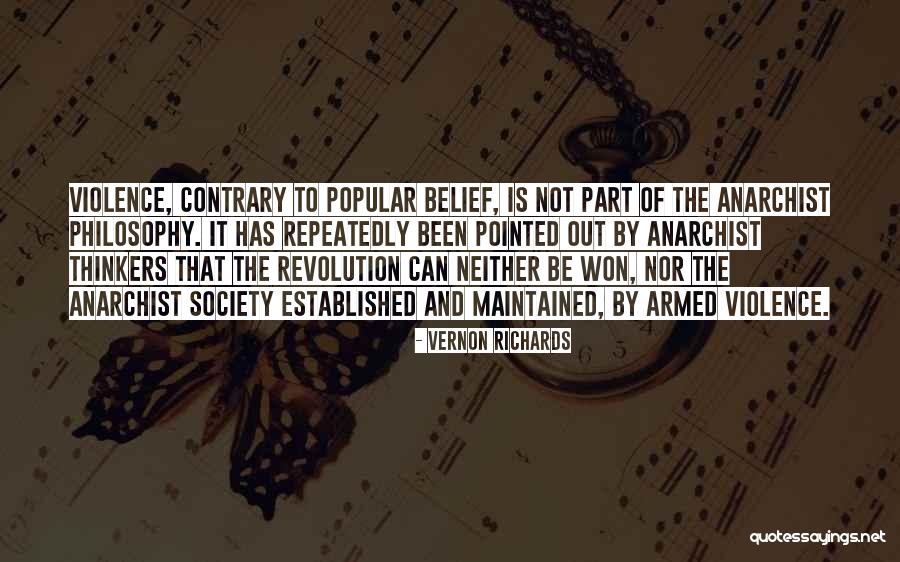 Armed Revolution Quotes By Vernon Richards