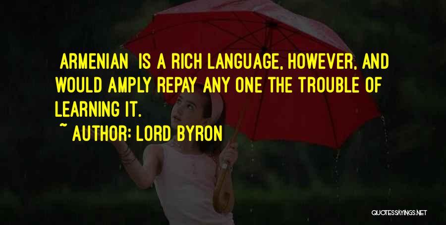 Armenian Quotes By Lord Byron