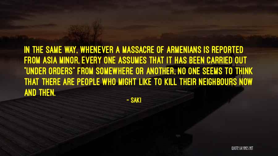 Armenians Quotes By Saki