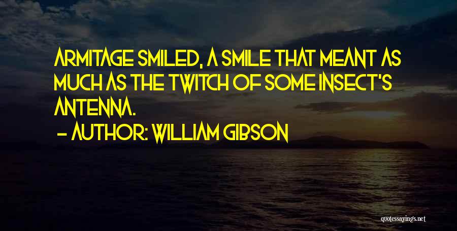 Armitage Quotes By William Gibson