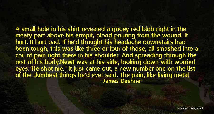 Armpit Quotes By James Dashner