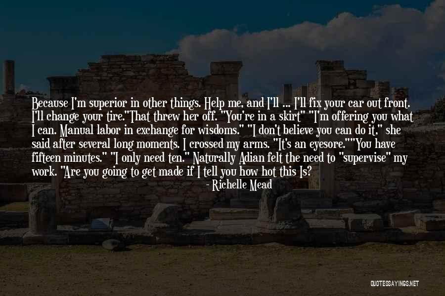 Arms Quotes By Richelle Mead