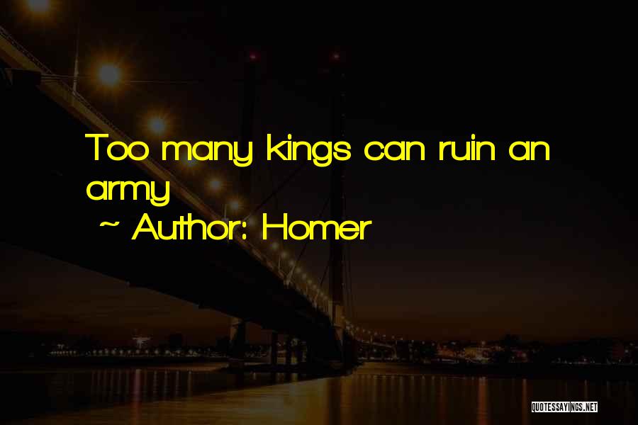 Army Leadership Quotes By Homer