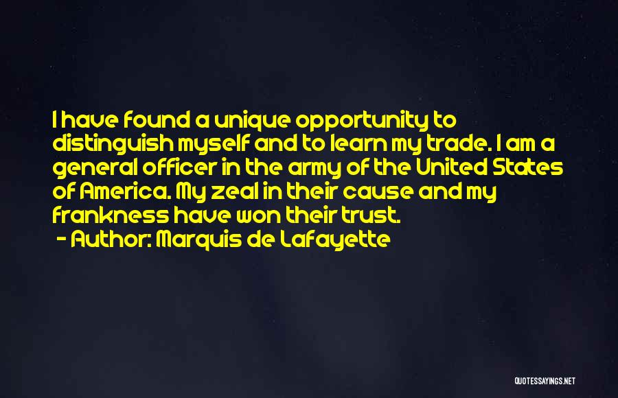 Army Non-commissioned Officer Quotes By Marquis De Lafayette