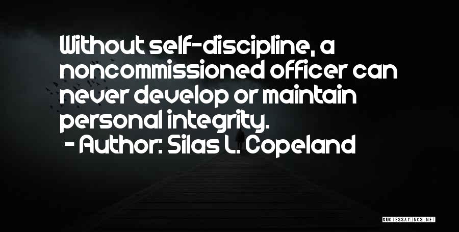 Army Non-commissioned Officer Quotes By Silas L. Copeland