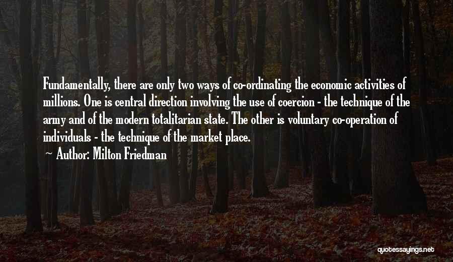 Army Of Two Quotes By Milton Friedman