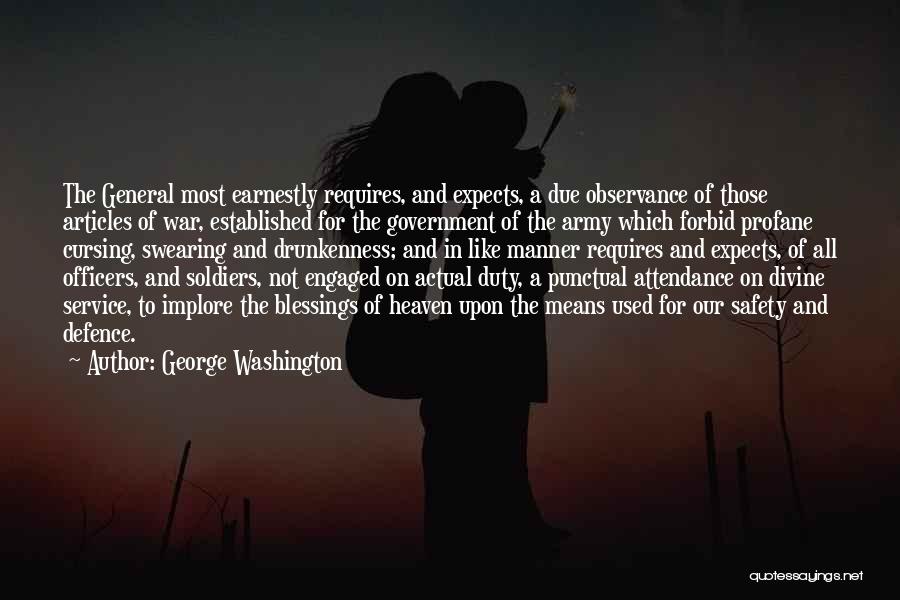 Army Officers Quotes By George Washington
