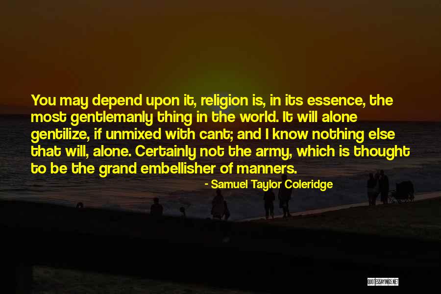 Army Quotes By Samuel Taylor Coleridge