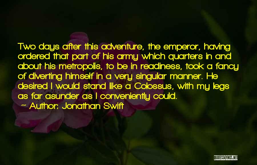 Army Readiness Quotes By Jonathan Swift