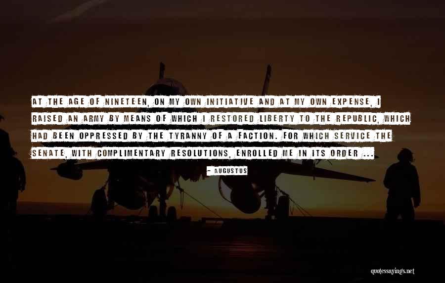 Army Service Quotes By Augustus Army Service Quotes By Augustus