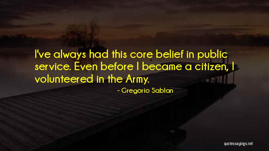 Army Service Quotes By Gregorio Sablan Army Service Quotes By Gregorio Sablan