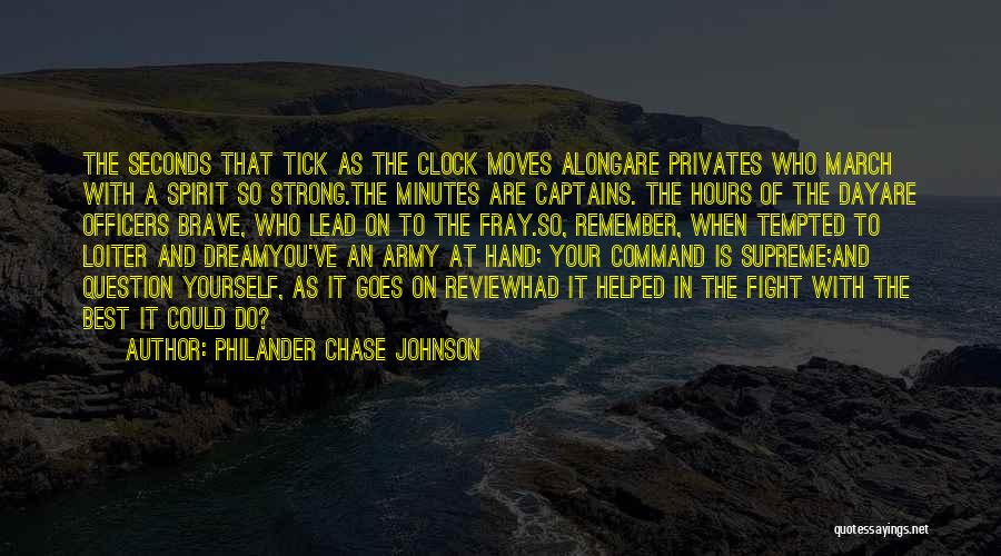 Army Strong Quotes By Philander Chase Johnson