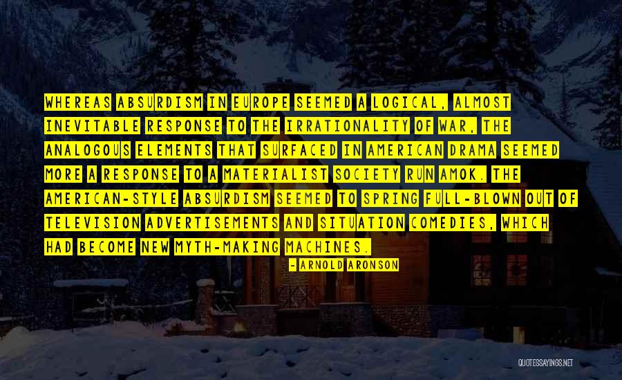 Arnold Aronson Quotes 687738 Arnold Aronson Quotes 687738