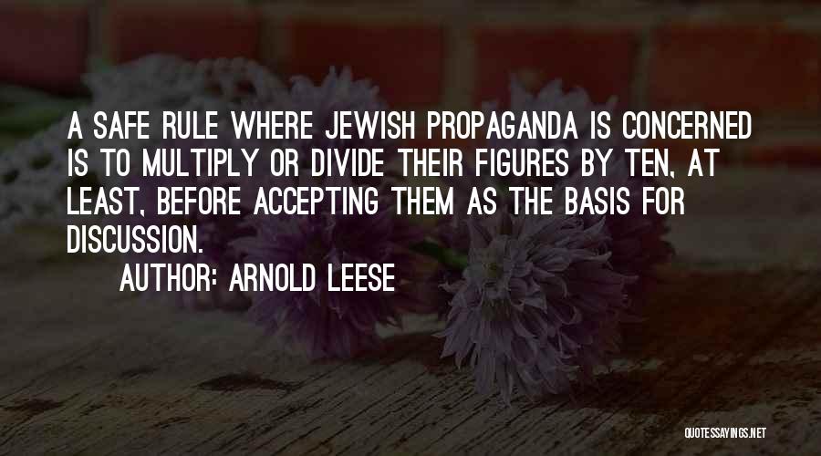 Arnold Leese Quotes 1297627