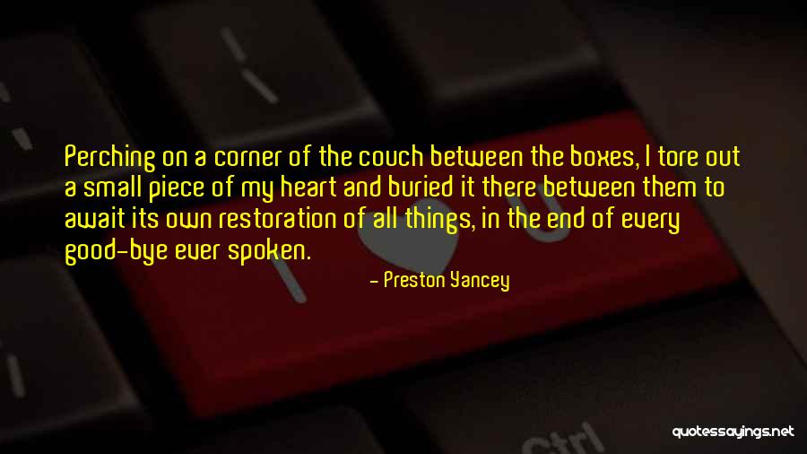 Aronow Law Quotes By Preston Yancey Aronow Law Quotes By Preston Yancey