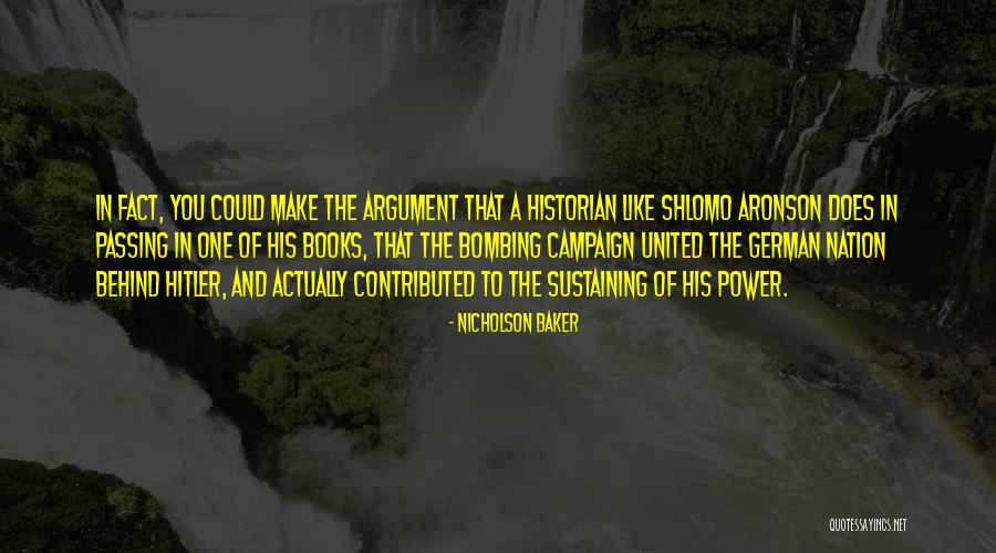 Aronson Quotes By Nicholson Baker Aronson Quotes By Nicholson Baker