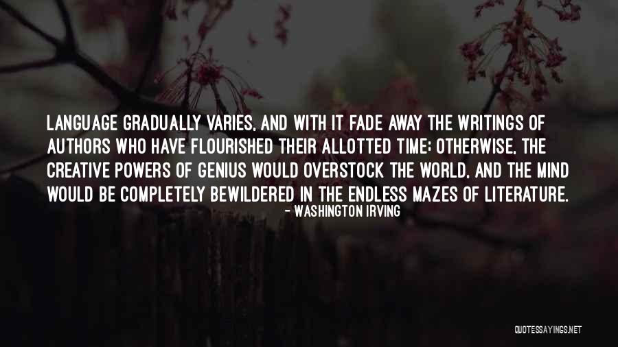 Arouet Capital Quotes By Washington Irving Arouet Capital Quotes By Washington Irving