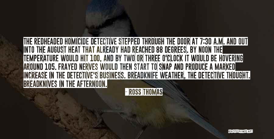 Around The Clock Quotes By Ross Thomas