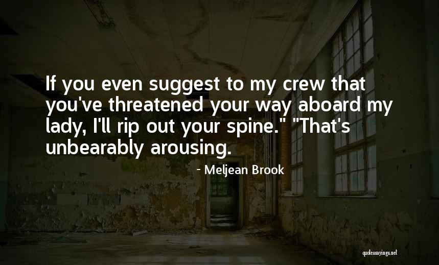 Arousing Quotes By Meljean Brook