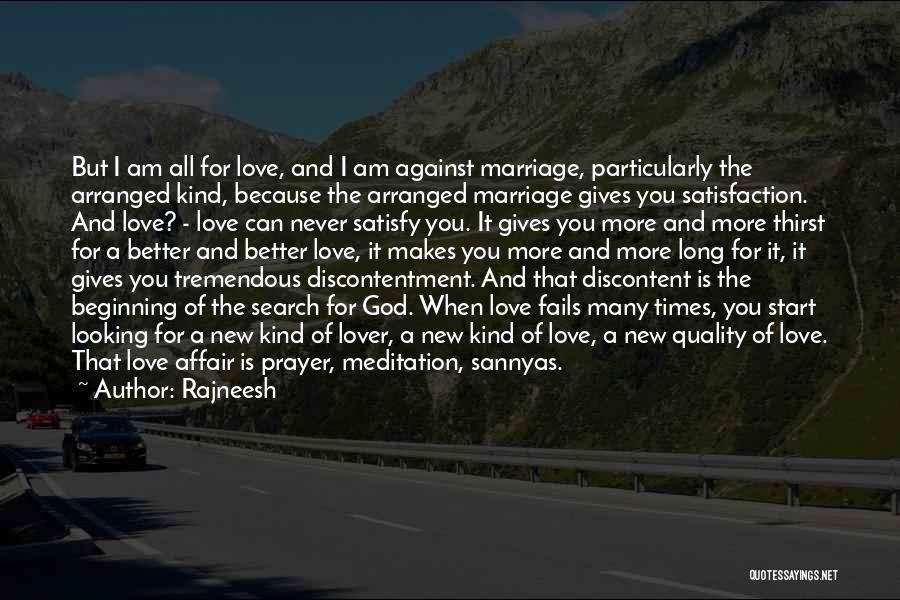 Arranged Marriage Love Quotes By Rajneesh