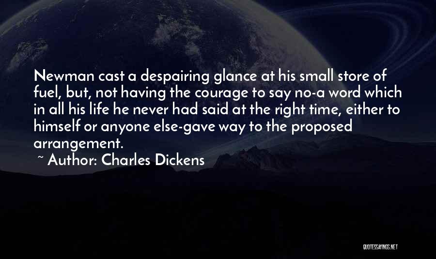 Arrangement Quotes By Charles Dickens