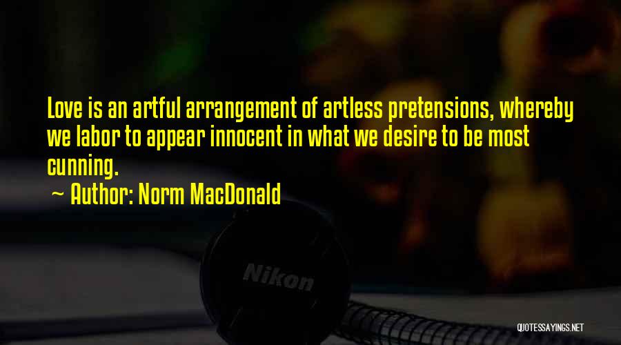 Arrangement Quotes By Norm MacDonald
