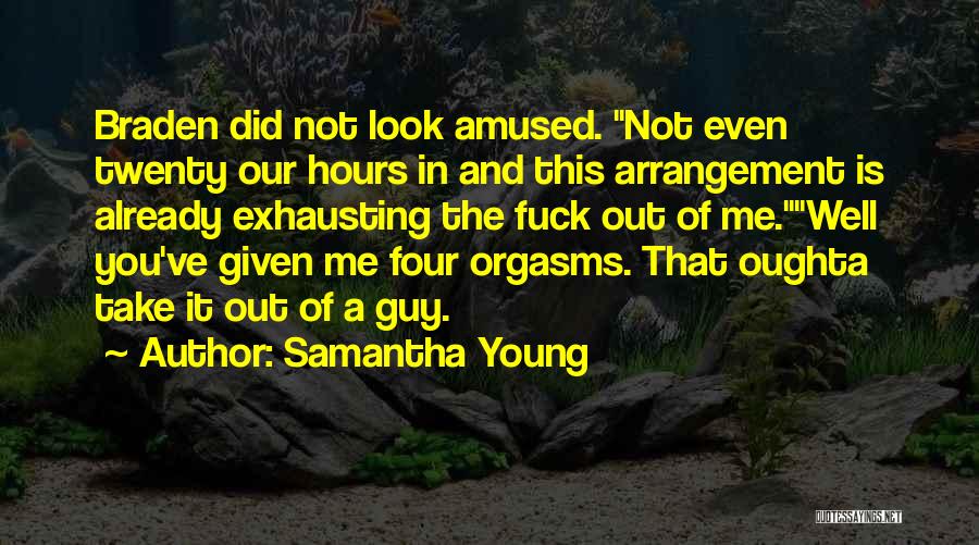 Arrangement Quotes By Samantha Young