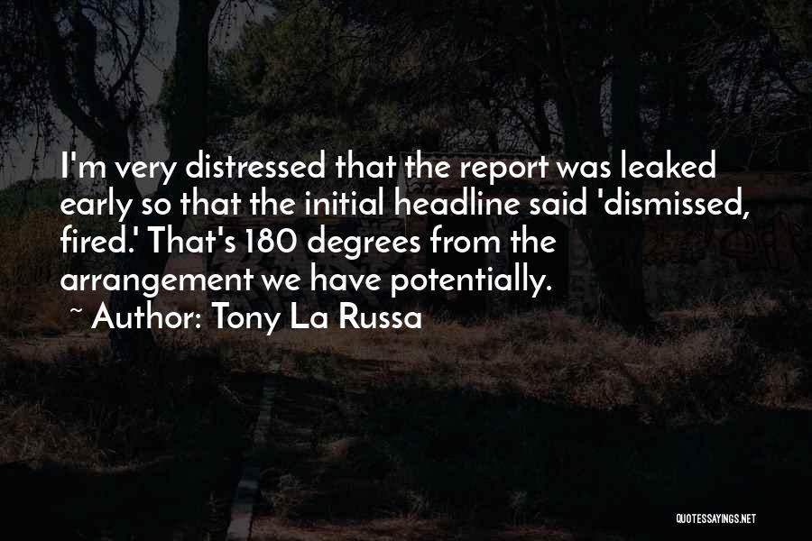 Arrangement Quotes By Tony La Russa